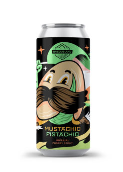 cerveza artesanal basqueland mustachio pistachio lata