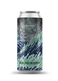 cerveza artesanal basqueland baltic storm porter lata ilustración marcos navarro