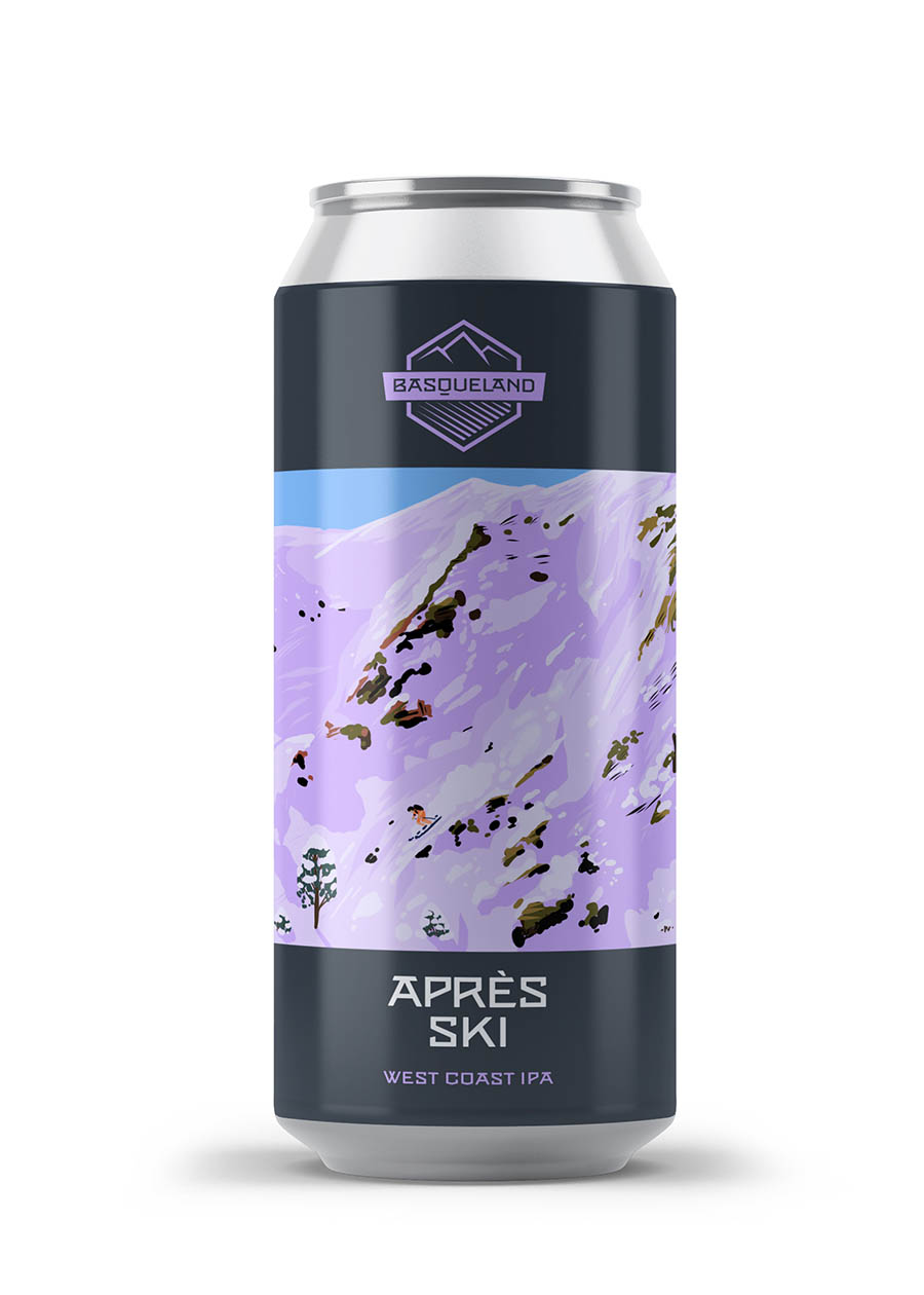 cerveza artesanal basqueland apres ski west cast IPA Ternua Group lata
