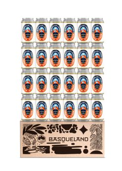 pack 24 cerveza basqueland santa clara helles lager lata 330 ml