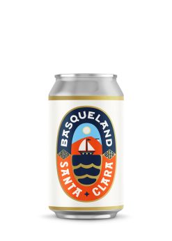 cerveza basqueland santa clara helles lager lata 330 ml