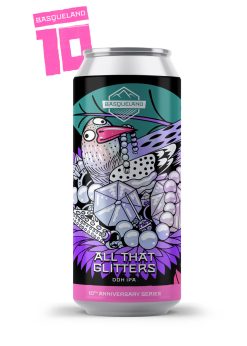 cerveza basqueland all that glitters ddh IPA 10th anniversary series lata 440 ml