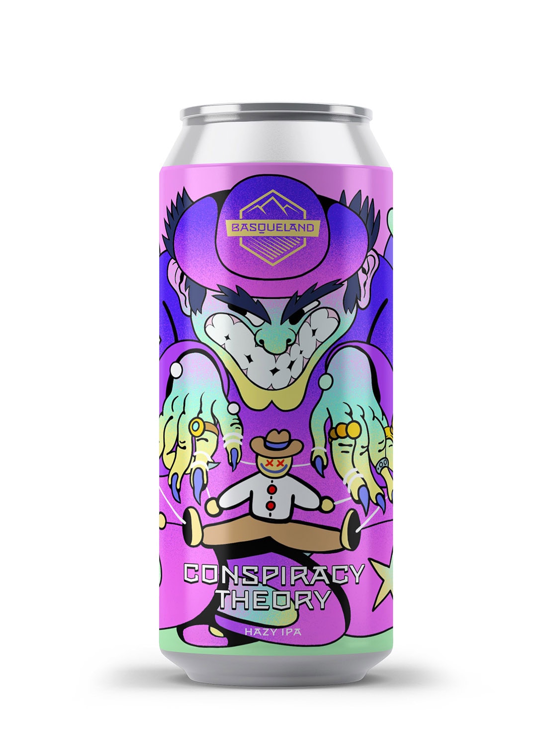 basqueland_cerveza_artesanal_conspiracy_theory_hazy_ipa_craft_beer_can_44cl cerveza basqueland conspiracy theory hazy IPA lata 440 ml