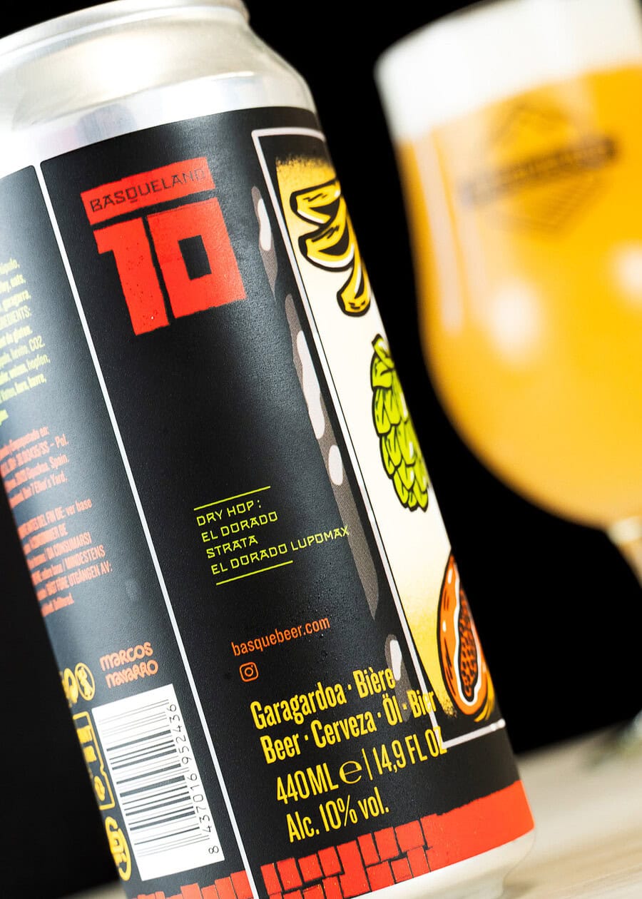 cerveza craft beer basqueland yahtzee jackpot triple IPA lata 440 ml