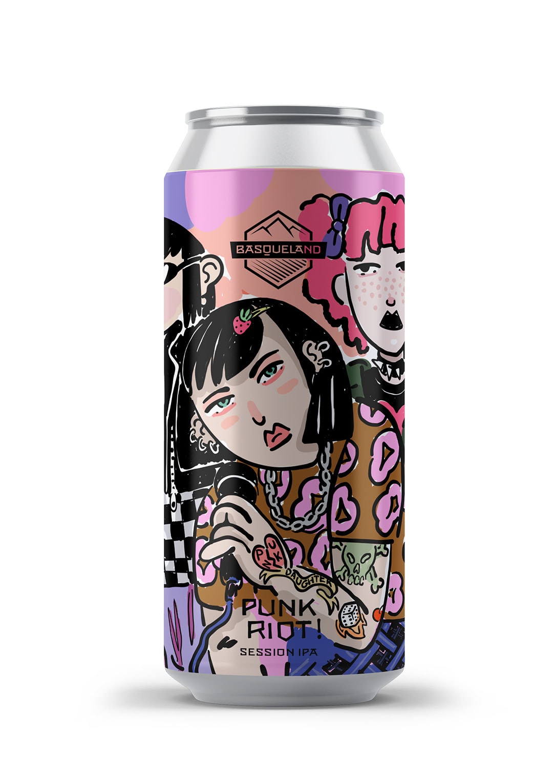 cerveza premium craft beer basqueland punk riot session IPA lata 440 ml