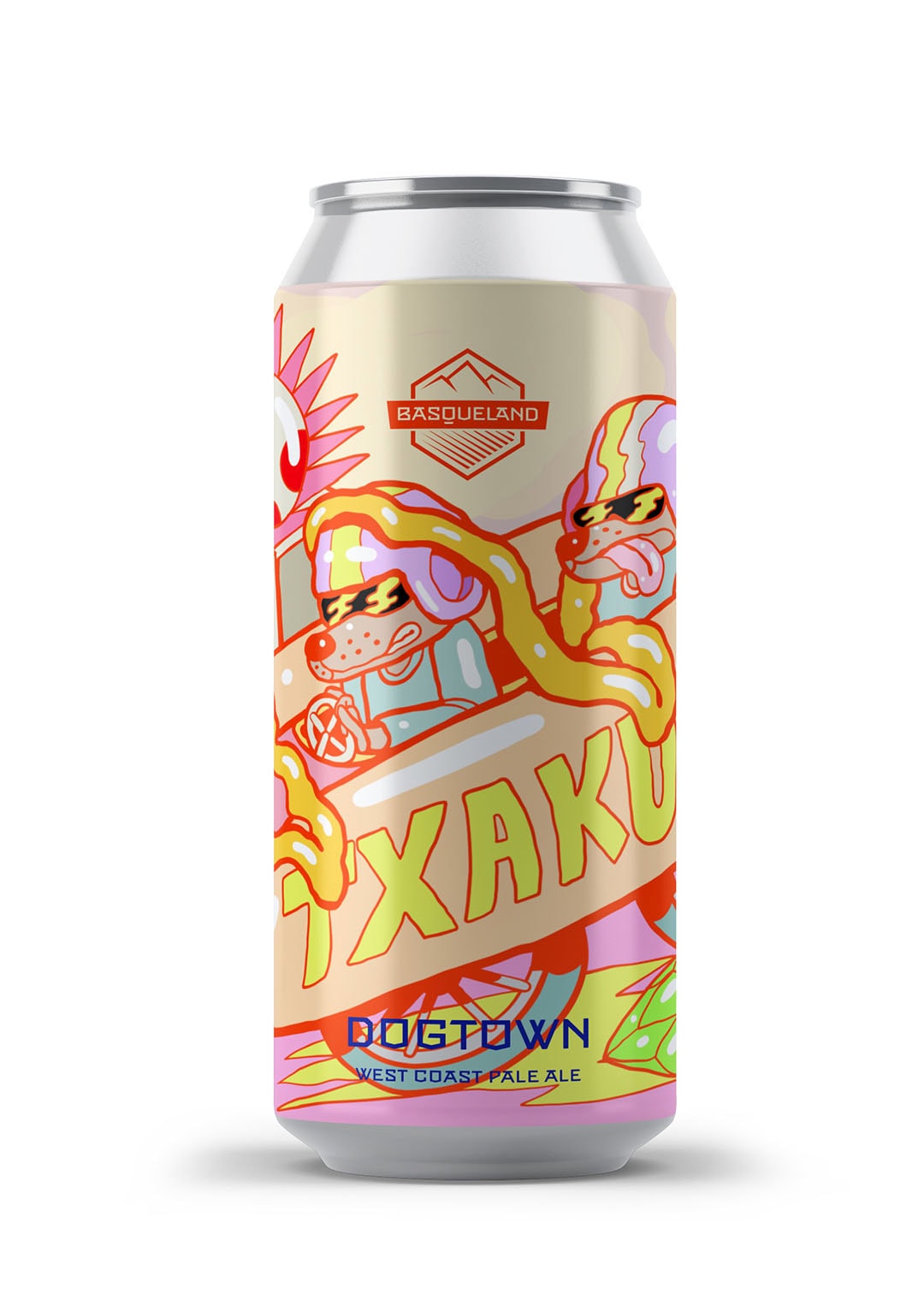 cerveza artesanal premium basqueland dogtown west coast pale ale lata 440ml