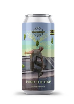 cerveza artesanal premium basqueland mind the gap IPA lata 440ml