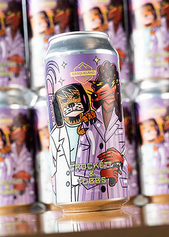 cerveza artesanal premium basqueland crockett tubbs DDH IPA lata 440ml diseño marcos navarro