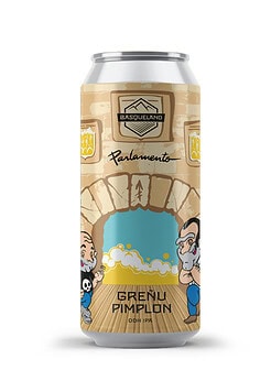 cerveza artesanal premium basqueland greñu pimplon ddh ipa lata 440ml diseño marcos navarro