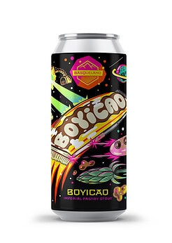 cerveza artesanal basqueland boyicao imperial pastry stout lata ilustración marcos navarro