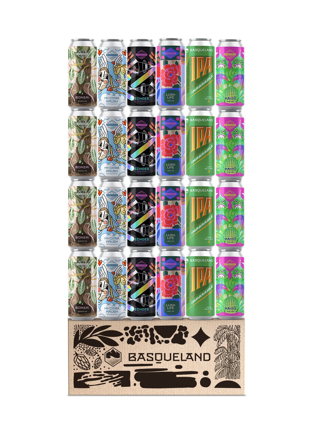 pack de cervezas degustación Basqueland