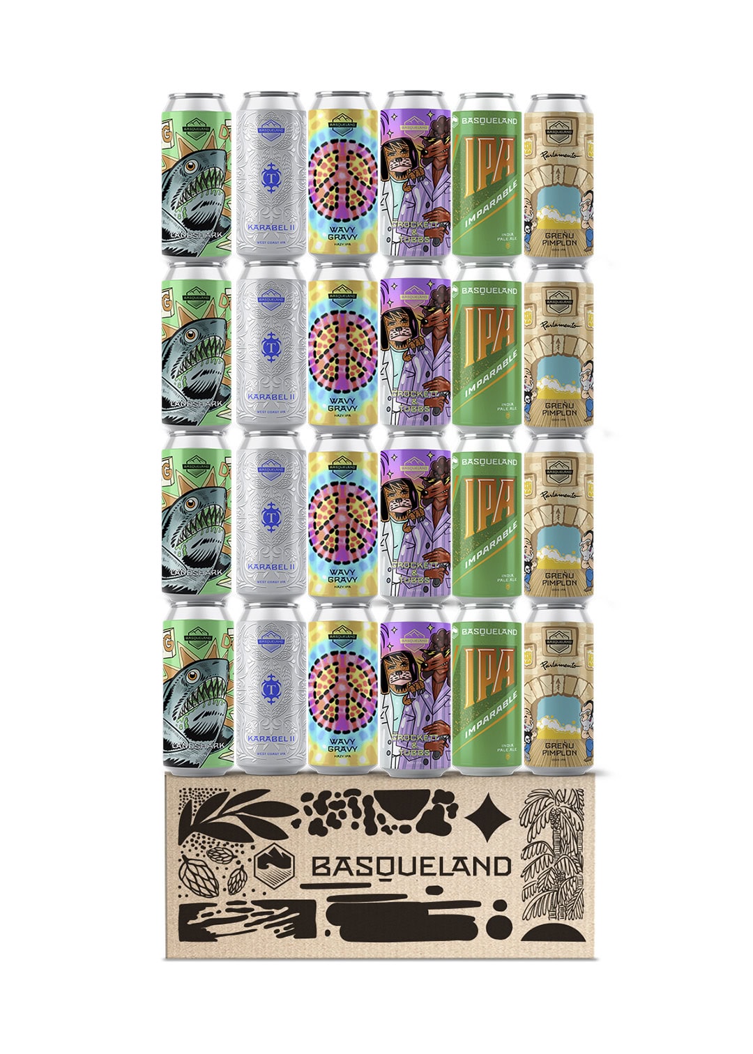 pack de cervezas degustación Basqueland