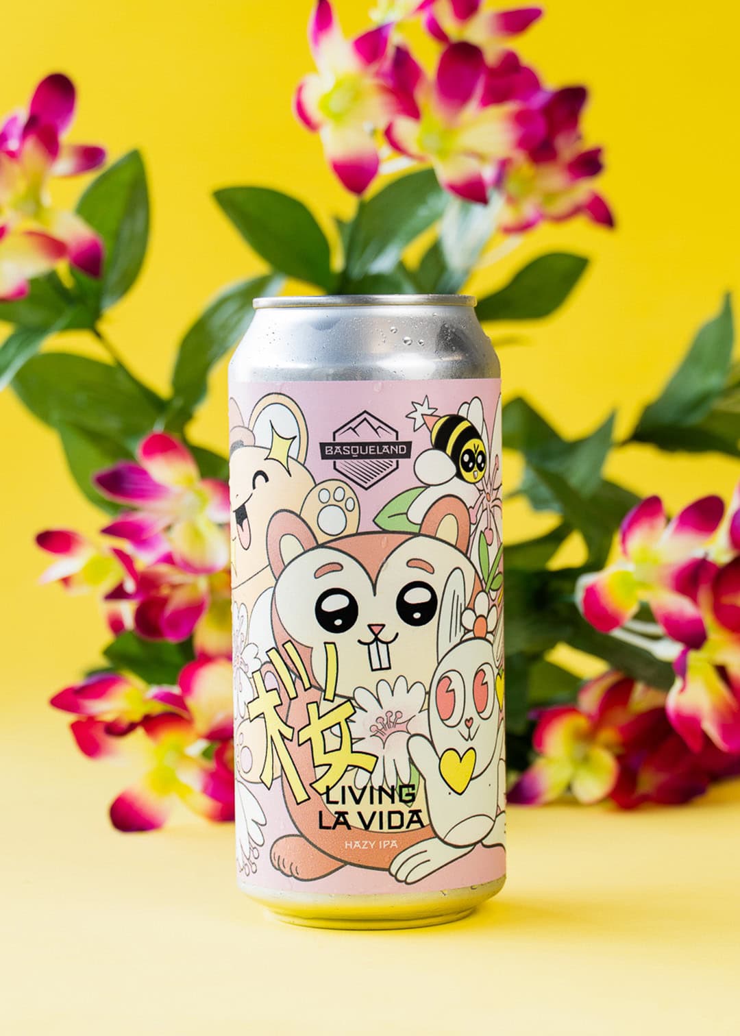 cerveza artesanal premium basqueland living la vida hazy IPA lata 440ml lta marcos navarro