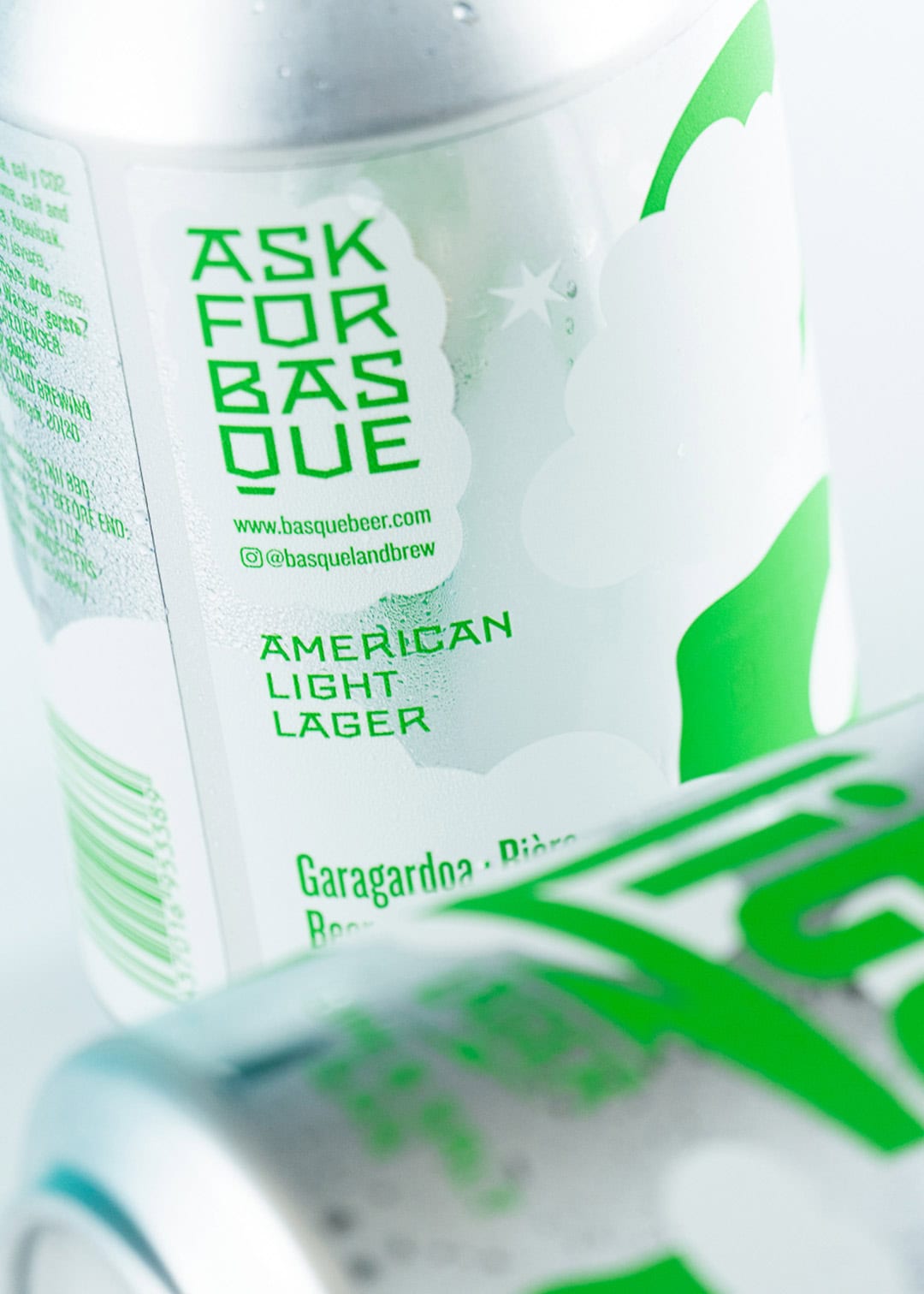 cerveza premium light lager lima y sal basqueland lite lime salt lata 330ml detalle trasero