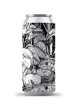 cerveza artesanal premium basqueland the attenbrew session IPA david attenborough lata 440ml diseño marcos navarro