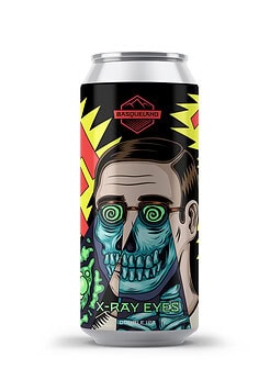 cerveza artesanal premium basqueland x-ray eys dpuble IPA lata 440ml