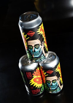 cerveza artesanal premium basqueland x-ray eyes double IPA lata 440ml