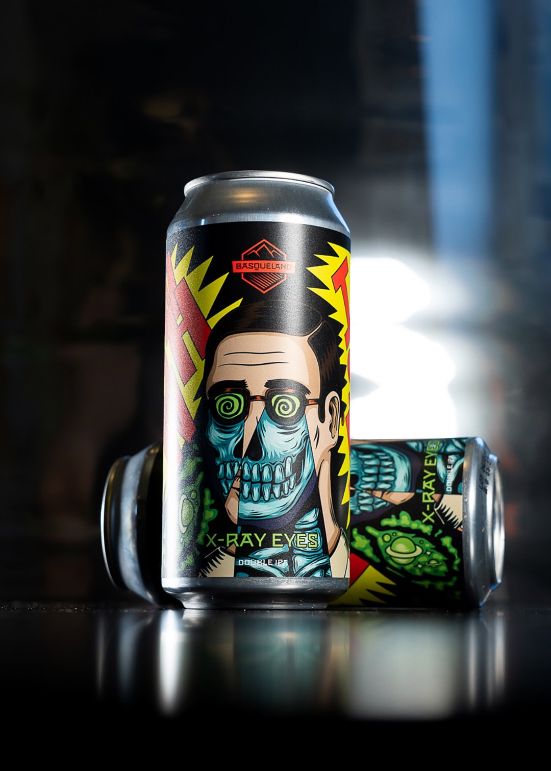 cerveza artesanal premium basqueland x-ray eyes double IPA lata 440ml