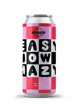 cerveza artesanal basqueland easy now hazy pale ale lata ilustración marcos navarro