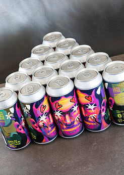 cerveza artesanal basqueland starburster hazy india pale ale lata ilustración marcos navarro