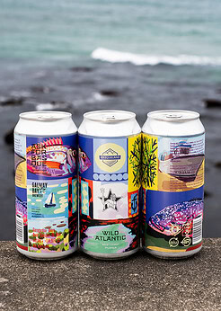 cerveza artesanal premium basqueland wild atlantic lata 440ml diseño marcos navarro