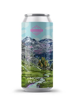 cerveza artesanal basqueland monte perdido ddh india pale ale lata ilustración marcos navarro